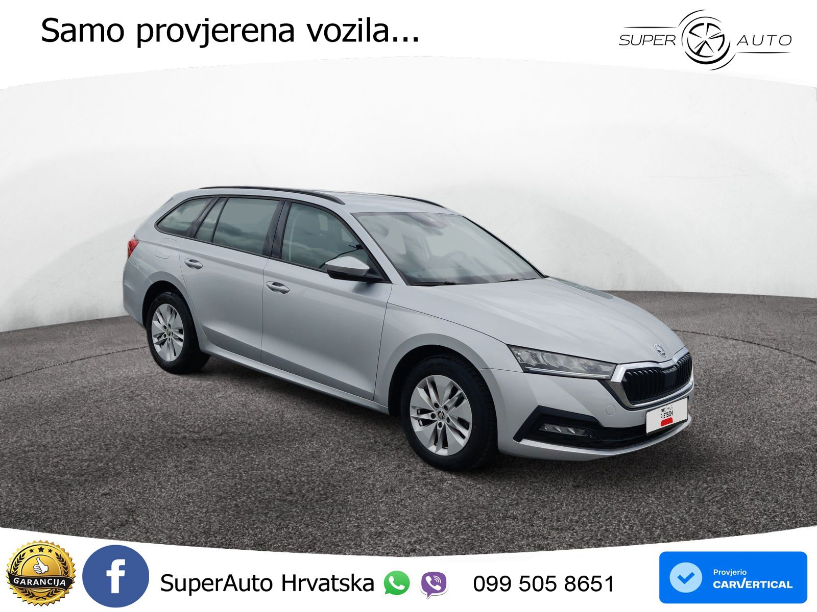 Škoda Octavia Combi 2.0 TDI (150 KS) DSG LED+GR SJED+ACC