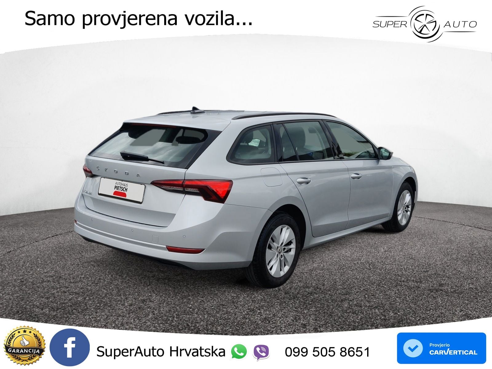 Škoda Octavia Combi 2.0 TDI (150 KS) DSG LED+GR SJED+ACC