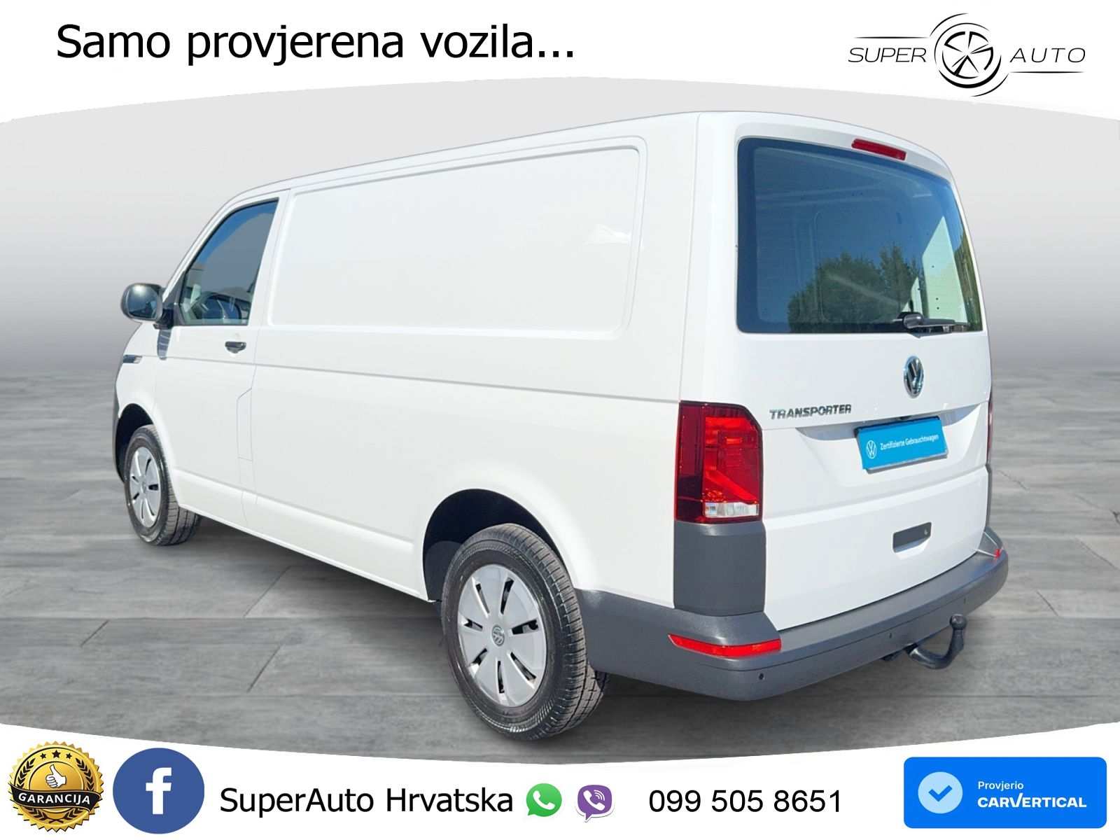 Volkswagen T6.1 Transporter Kasten 2.0TDI AHK KAM NAV SHZ 110 KS