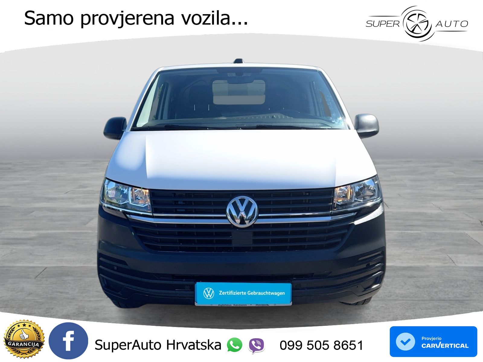 Volkswagen T6.1 Transporter Kasten 2.0TDI AHK KAM NAV SHZ 110 KS