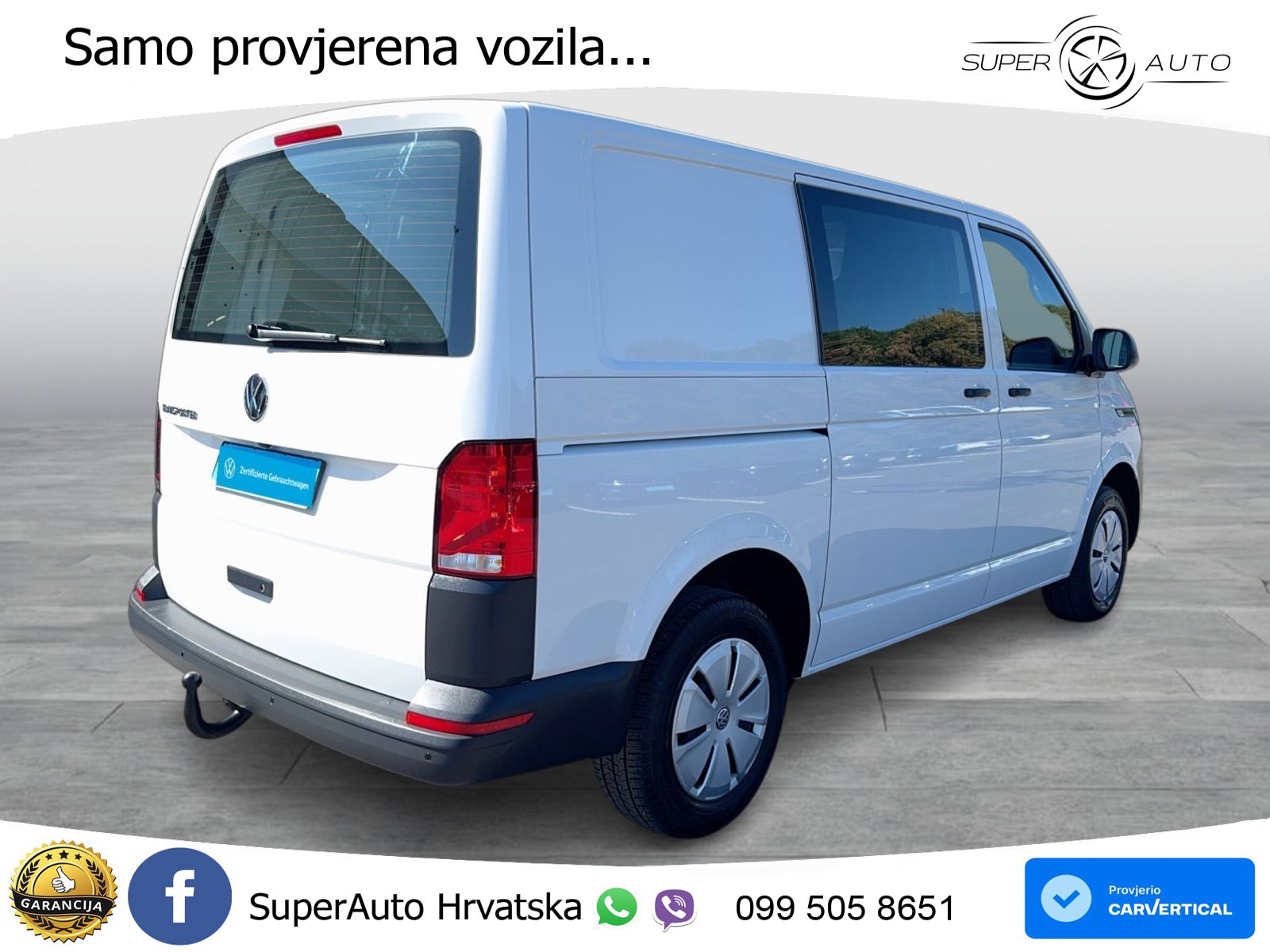 Volkswagen T6.1 Transporter Kasten 2.0TDI AHK KAM NAV SHZ 110 KS