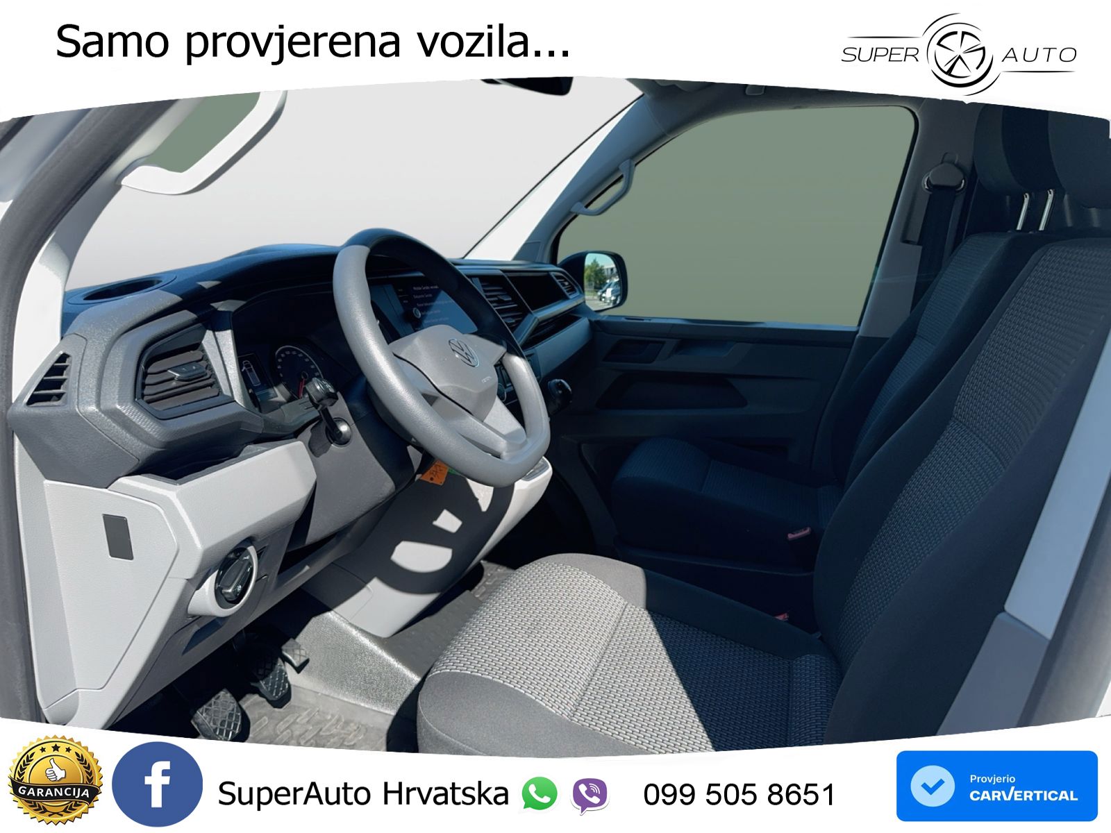Volkswagen T6.1 Transporter Kasten 2.0TDI AHK KAM NAV SHZ 110 KS