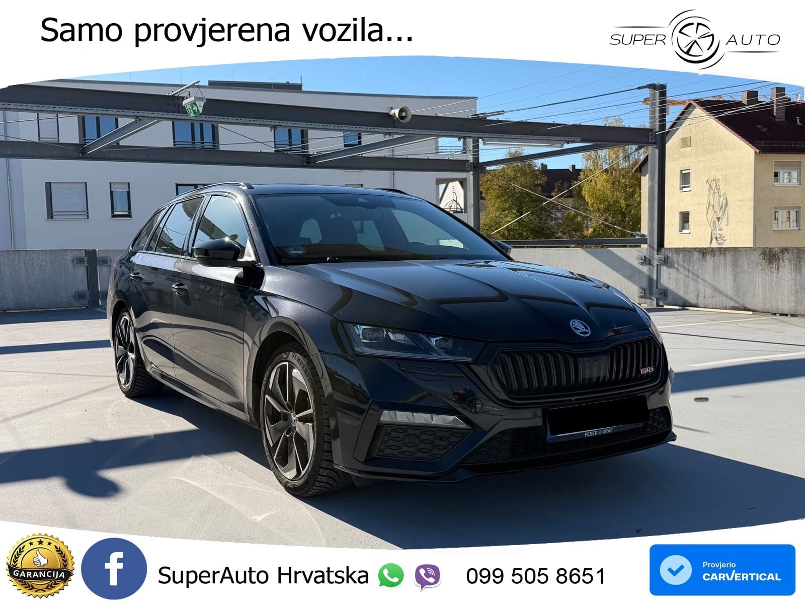 Škoda Octavia Combi RS 2.0 TSI (245 KS) LED+GR SJED+ACC