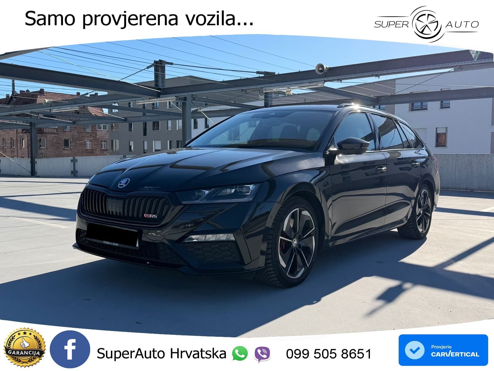Škoda Octavia Combi RS 2.0 TSI (245 KS) LED+GR SJED+ACC