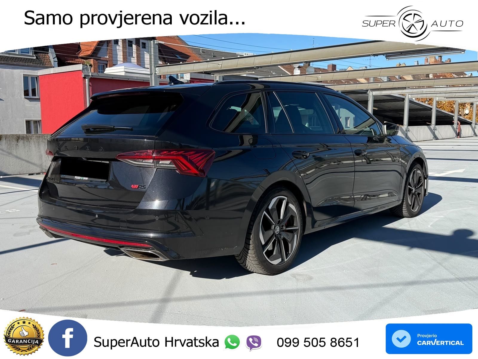 Škoda Octavia Combi RS 2.0 TSI (245 KS) LED+GR SJED+ACC