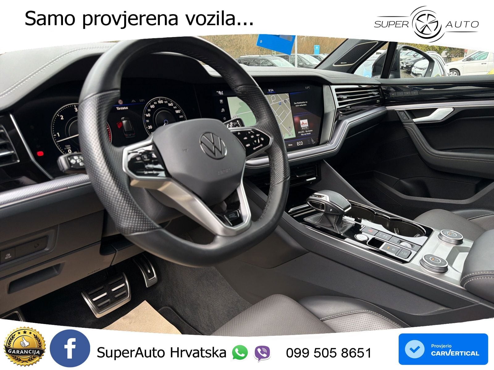 Volkswagen Touareg 3.0 V6 TDI (286 KS) 4MOTION Tiptronic R-Line ZRAČNI+ACC+GR SJED+KAM+PANO
