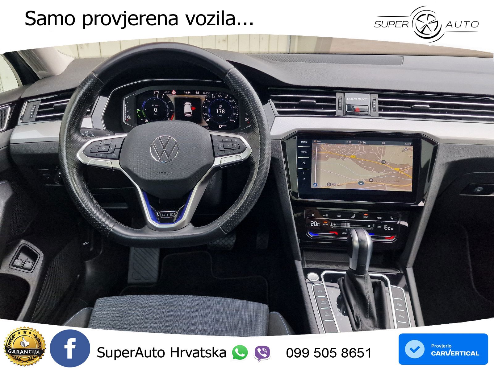 Volkswagen Passat Variant GTE 1.4 TSI (218 KS) DSG LED+GR SJED+ACC