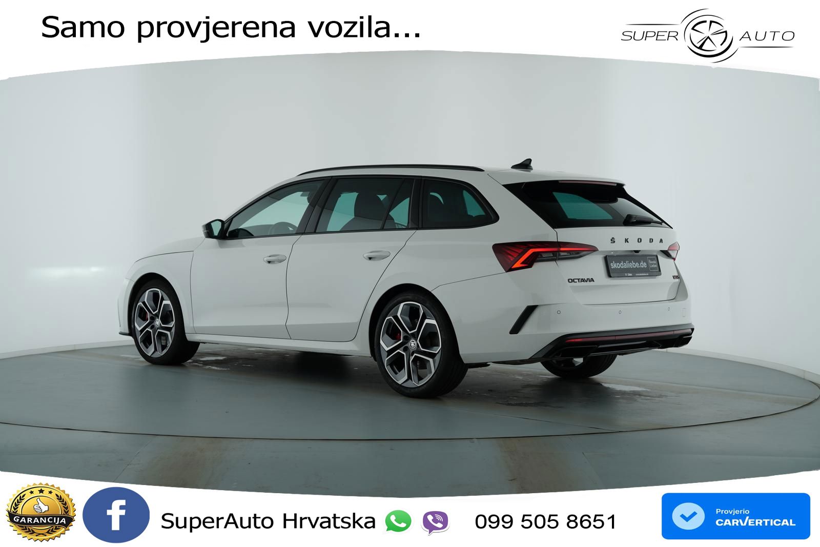 Škoda Octavia Combi RS 2.0 TSI (245 KS) DSG MATRIX+GR SJED+KAM