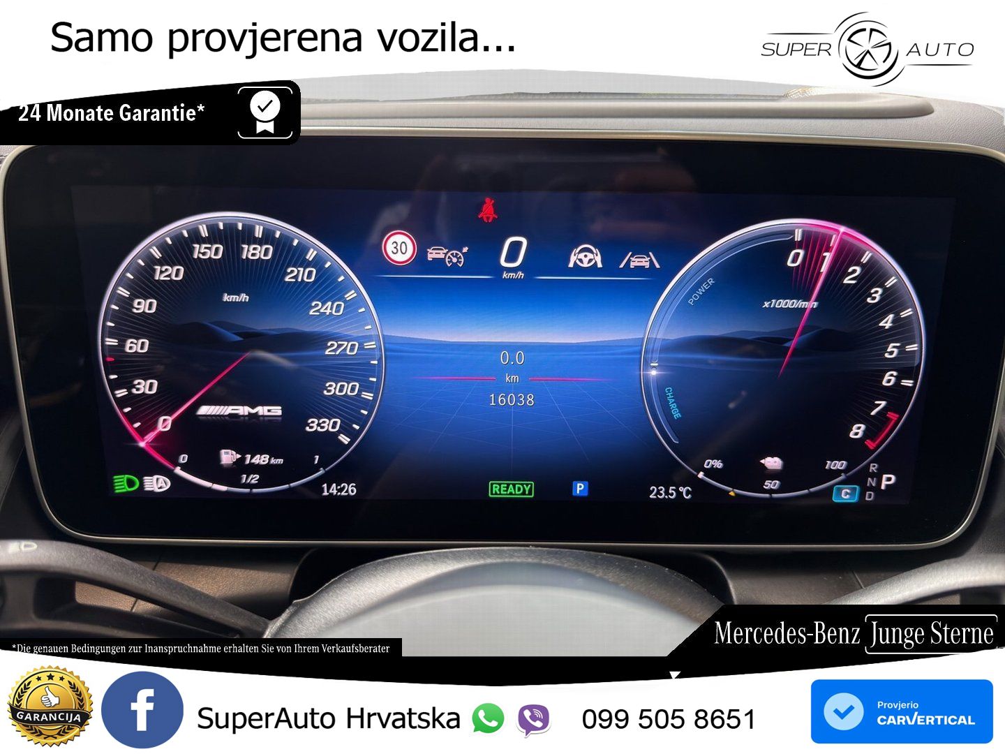 Mercedes GLC Coupe AMG 63 S E PERFORMANCE (680 KS) 4MATIC AMG SPEEDSHIFT MCT 9G ACC+HEAD+GR SJED+360+PANO
