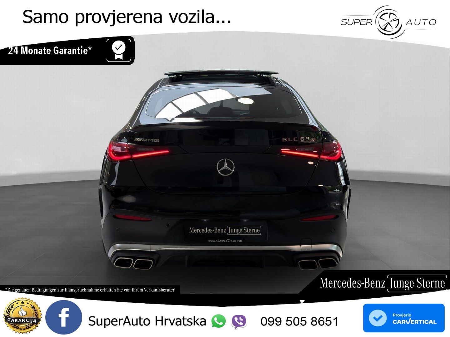 Mercedes GLC Coupe AMG 63 S E PERFORMANCE (680 KS) 4MATIC AMG SPEEDSHIFT MCT 9G ACC+HEAD+GR SJED+360+PANO