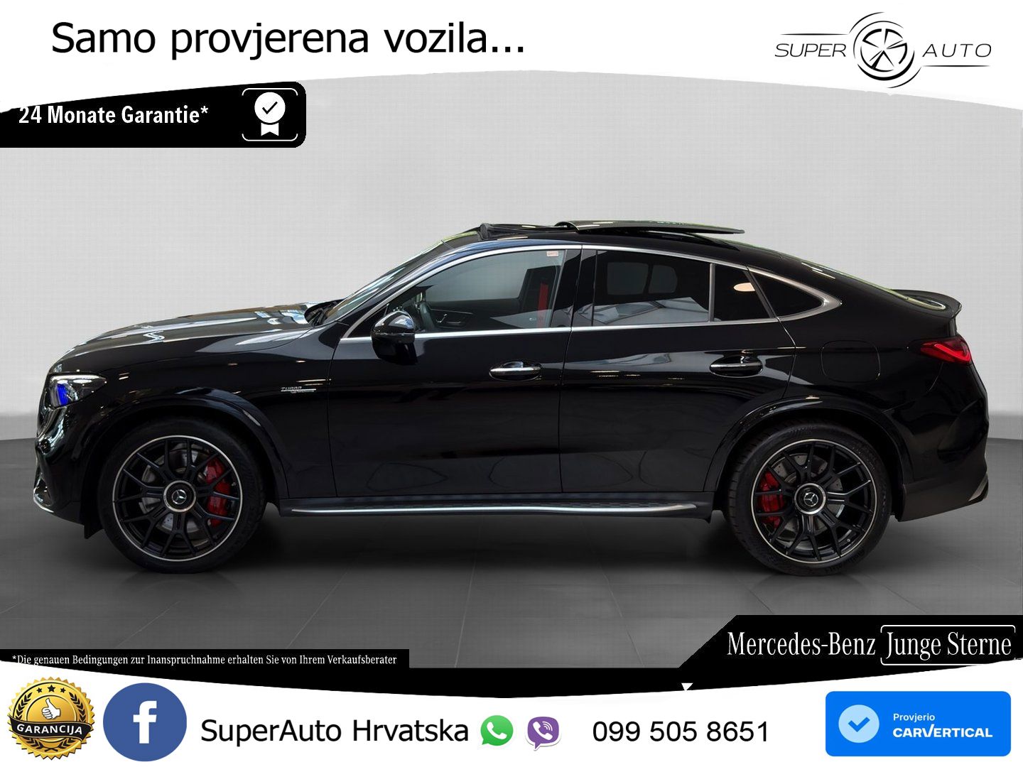 Mercedes GLC Coupe AMG 63 S E PERFORMANCE (680 KS) 4MATIC AMG SPEEDSHIFT MCT 9G ACC+HEAD+GR SJED+360+PANO