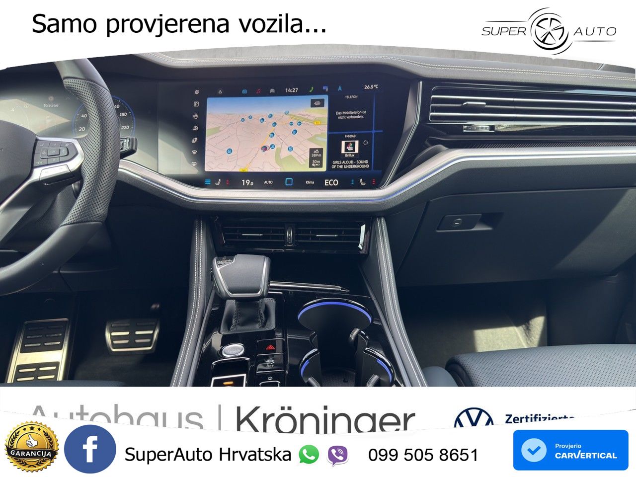 Volkswagen Touareg 3.0 V6 TDI (286 KS) 4MOTION Tiptronic ZRAČNI+ACC+4xGR SJED+KAM