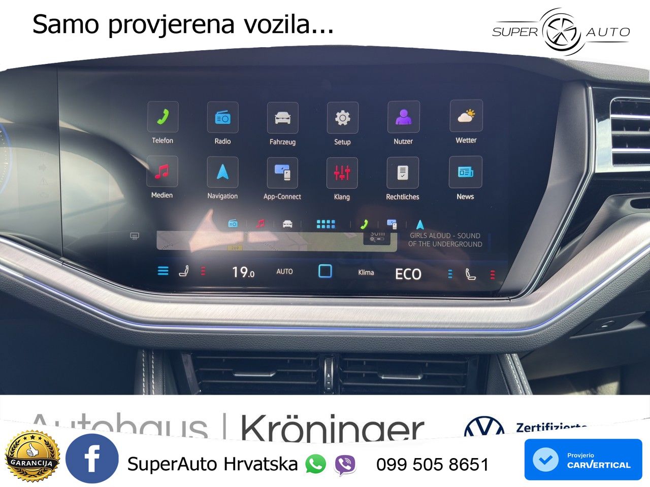 Volkswagen Touareg 3.0 V6 TDI (286 KS) 4MOTION Tiptronic ZRAČNI+ACC+4xGR SJED+KAM
