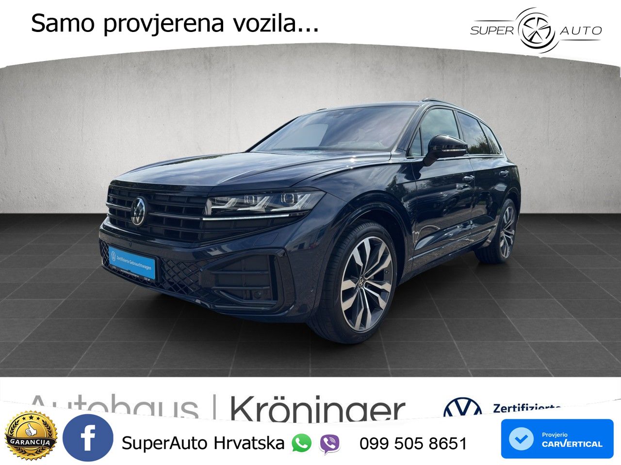Volkswagen Touareg 3.0 V6 TDI (286 KS) 4MOTION Tiptronic ZRAČNI+ACC+4xGR SJED+KAM