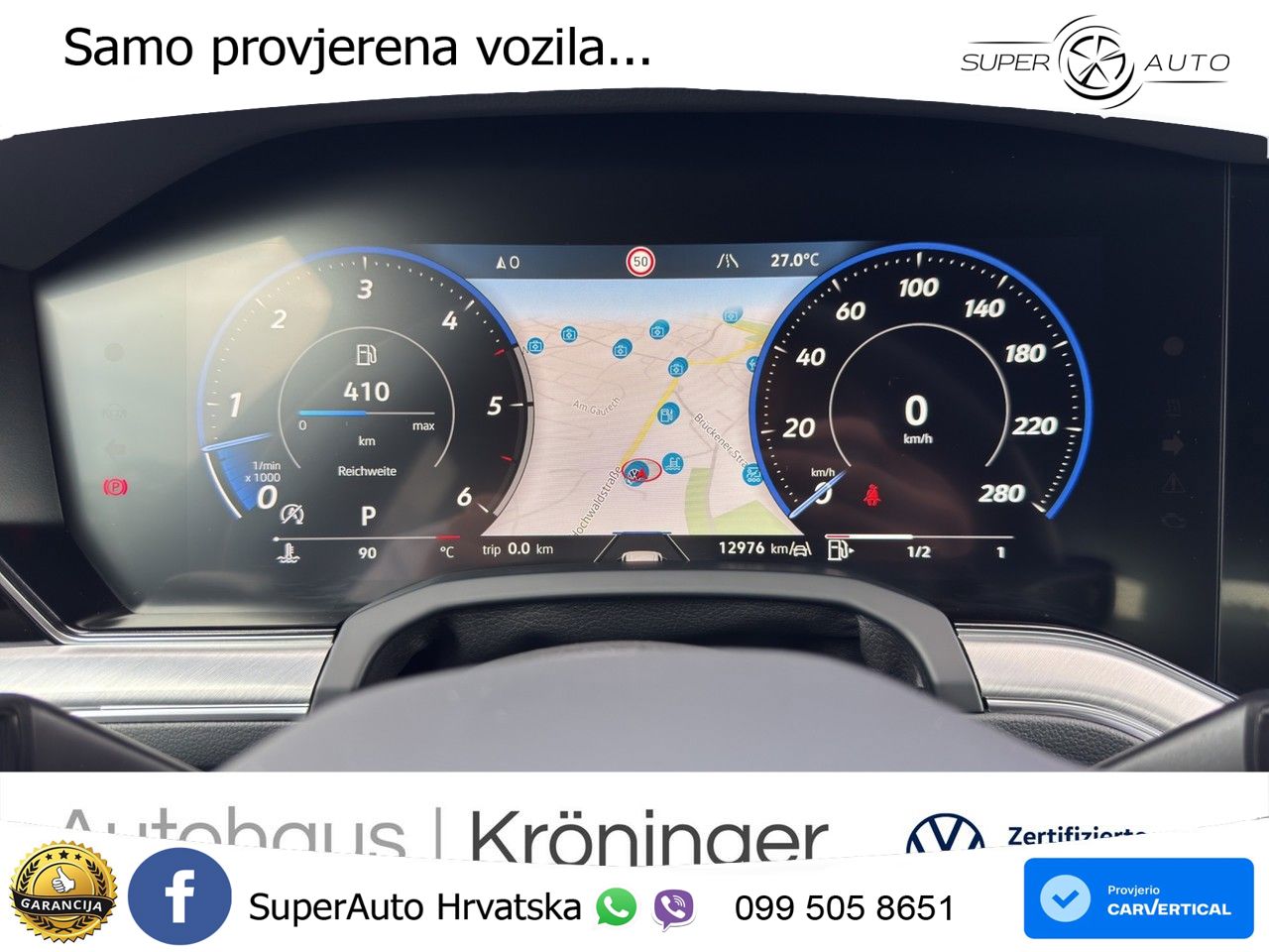 Volkswagen Touareg 3.0 V6 TDI (286 KS) 4MOTION Tiptronic ZRAČNI+ACC+4xGR SJED+KAM