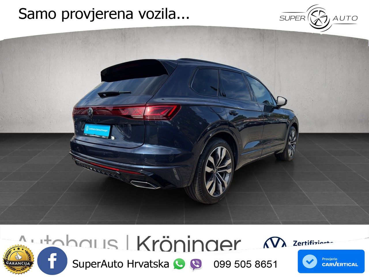 Volkswagen Touareg 3.0 V6 TDI (286 KS) 4MOTION Tiptronic ZRAČNI+ACC+4xGR SJED+KAM