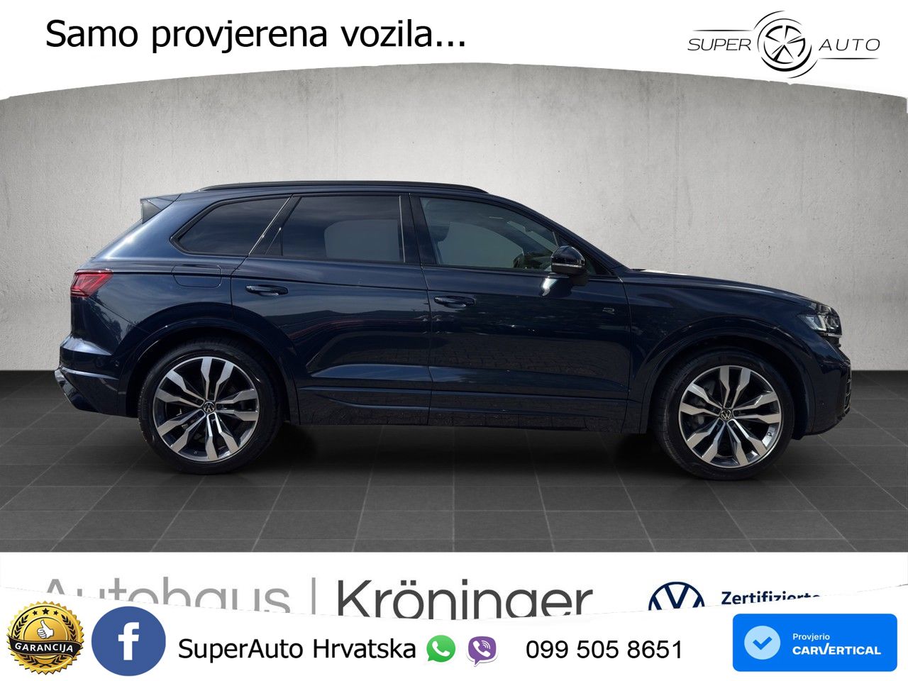 Volkswagen Touareg 3.0 V6 TDI (286 KS) 4MOTION Tiptronic ZRAČNI+ACC+4xGR SJED+KAM