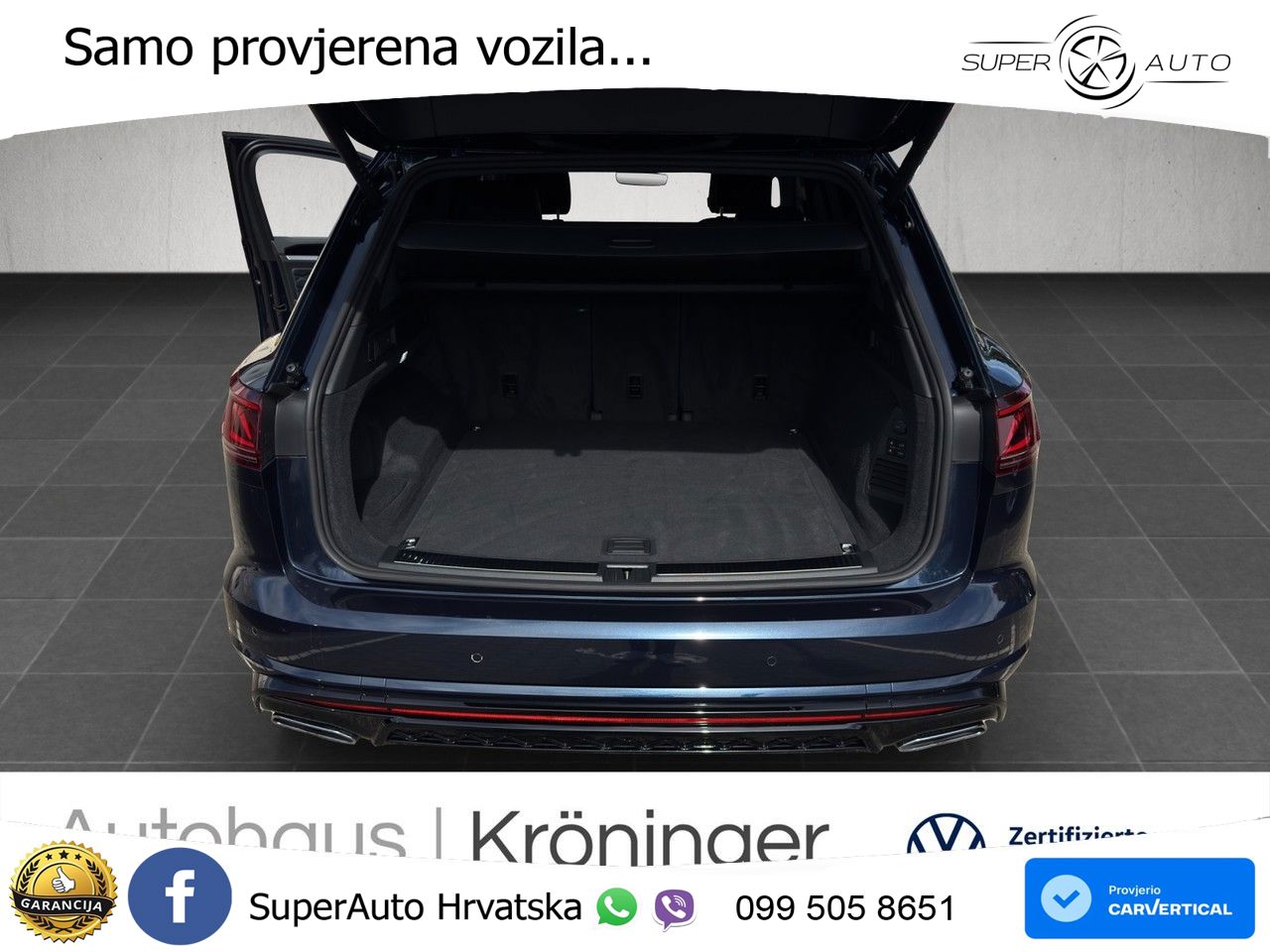 Volkswagen Touareg 3.0 V6 TDI (286 KS) 4MOTION Tiptronic ZRAČNI+ACC+4xGR SJED+KAM
