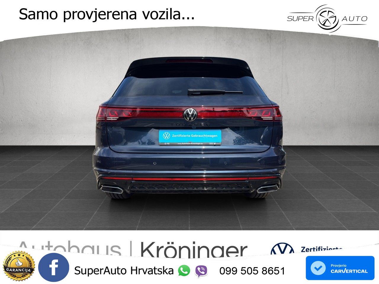 Volkswagen Touareg 3.0 V6 TDI (286 KS) 4MOTION Tiptronic ZRAČNI+ACC+4xGR SJED+KAM