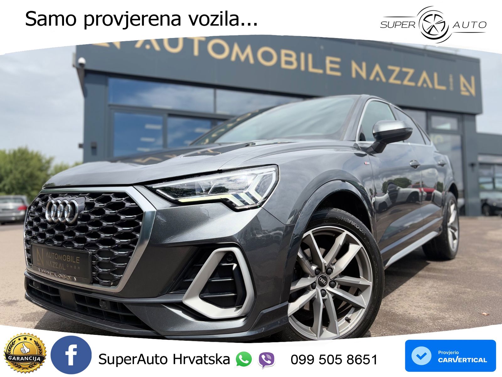 Audi Q3 Sportback 35 TDI (150 KS) quattro S tronic S line
