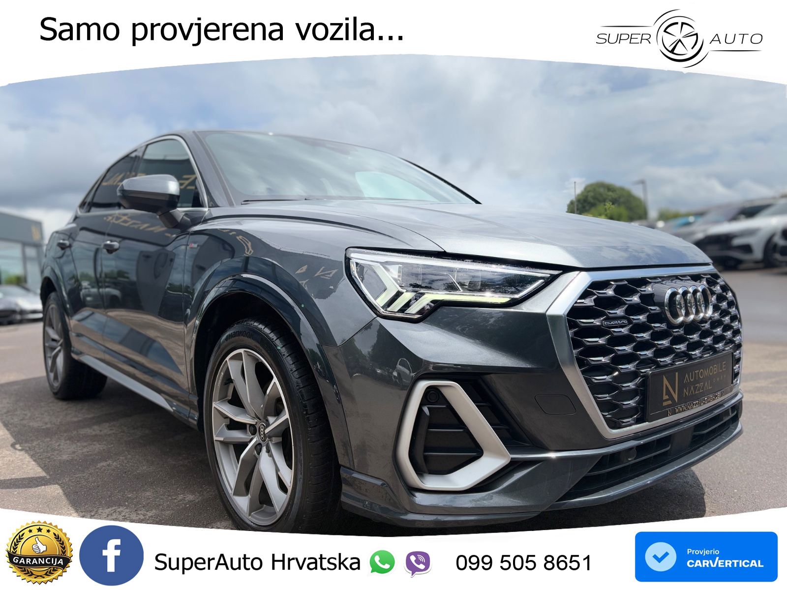 Audi Q3 Sportback 35 TDI (150 KS) quattro S tronic S line