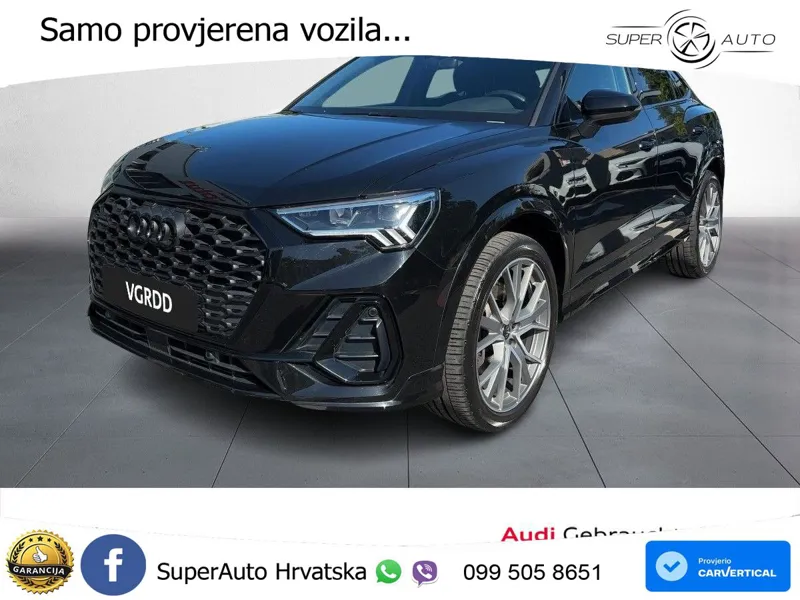 Audi Q3 Sportback 40 TFSI (190 KS) quattro S tronic S line LED+GR SJED+ACC