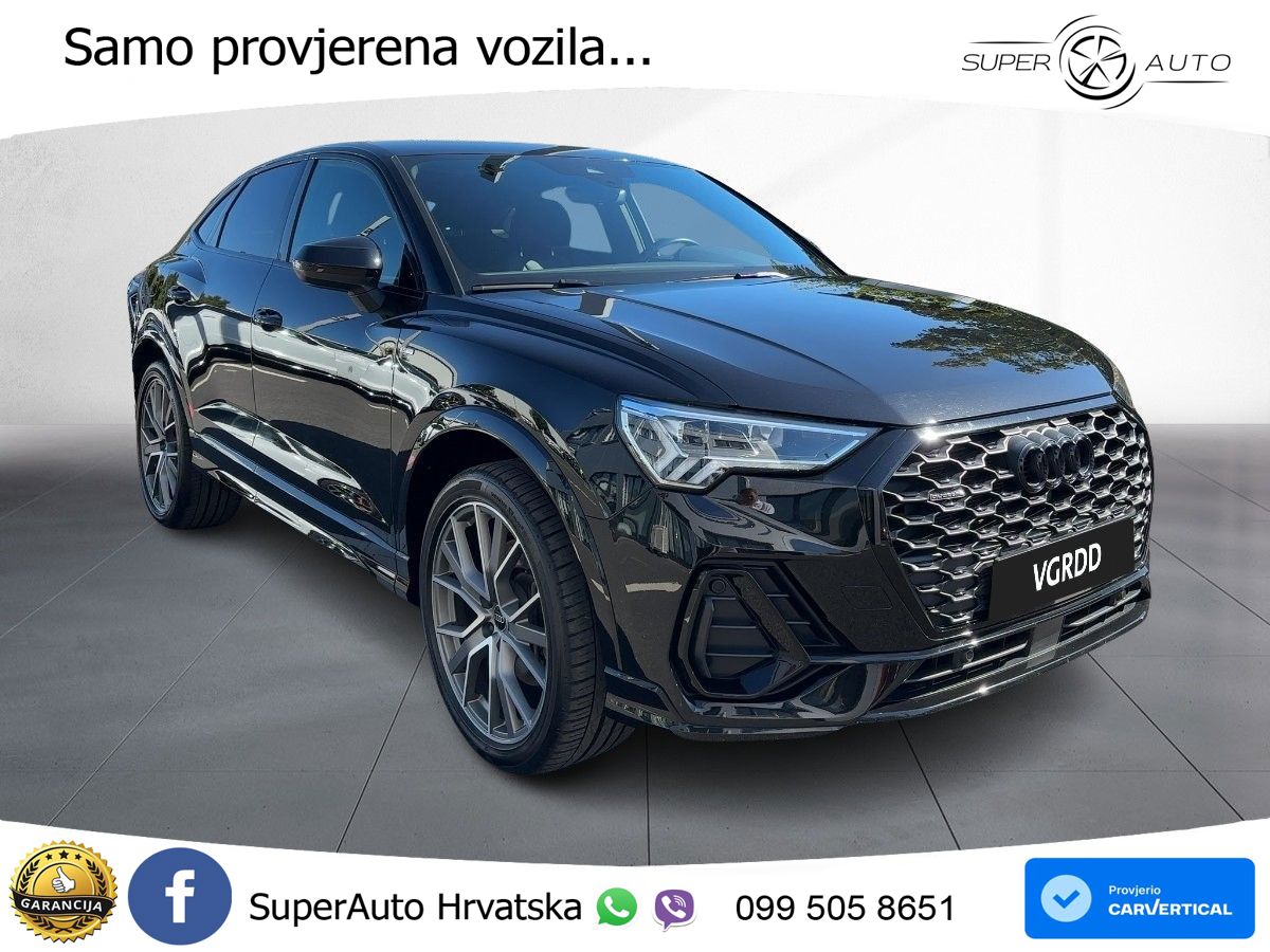 Audi Q3 Sportback 40 TFSI (190 KS) quattro S tronic S line LED+GR SJED+ACC