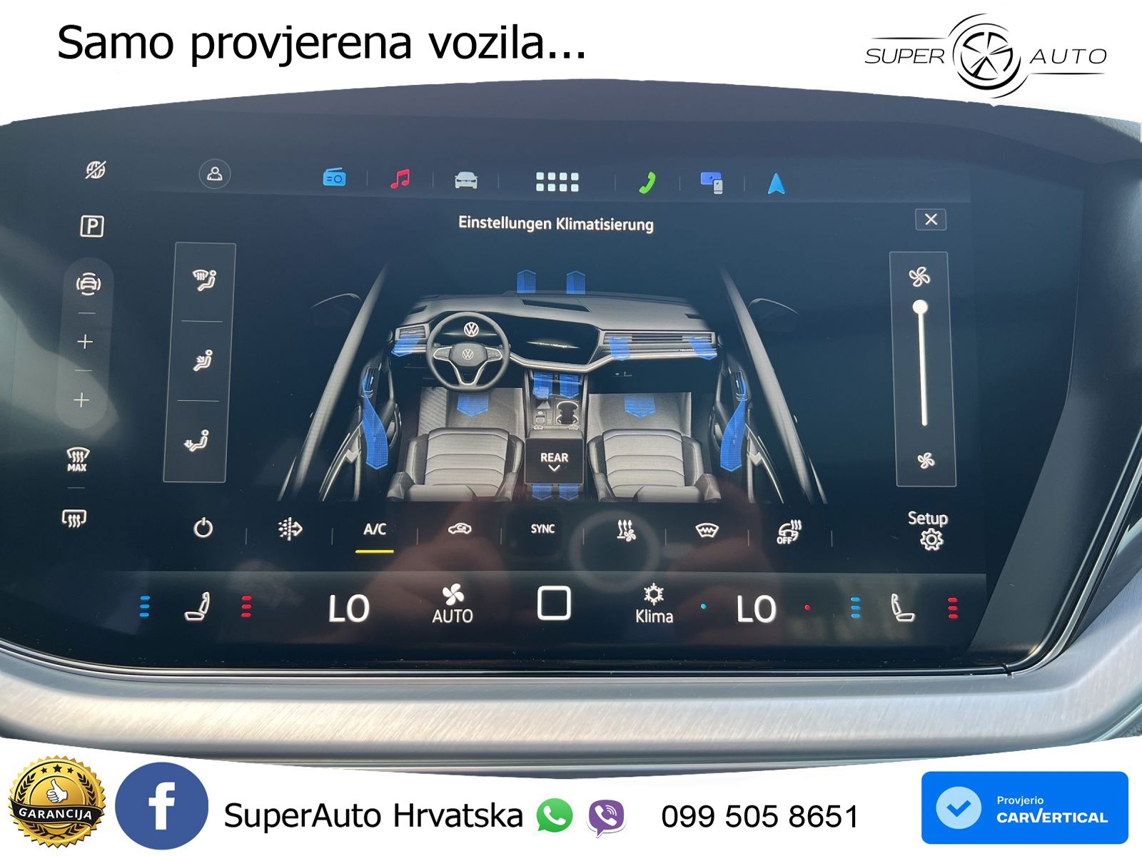 Volkswagen Touareg 3.0 V6 TDI (286 KS) 4MOTION Tiptronic ZRAČNI+ACC+GR SJED+KAM+PANO