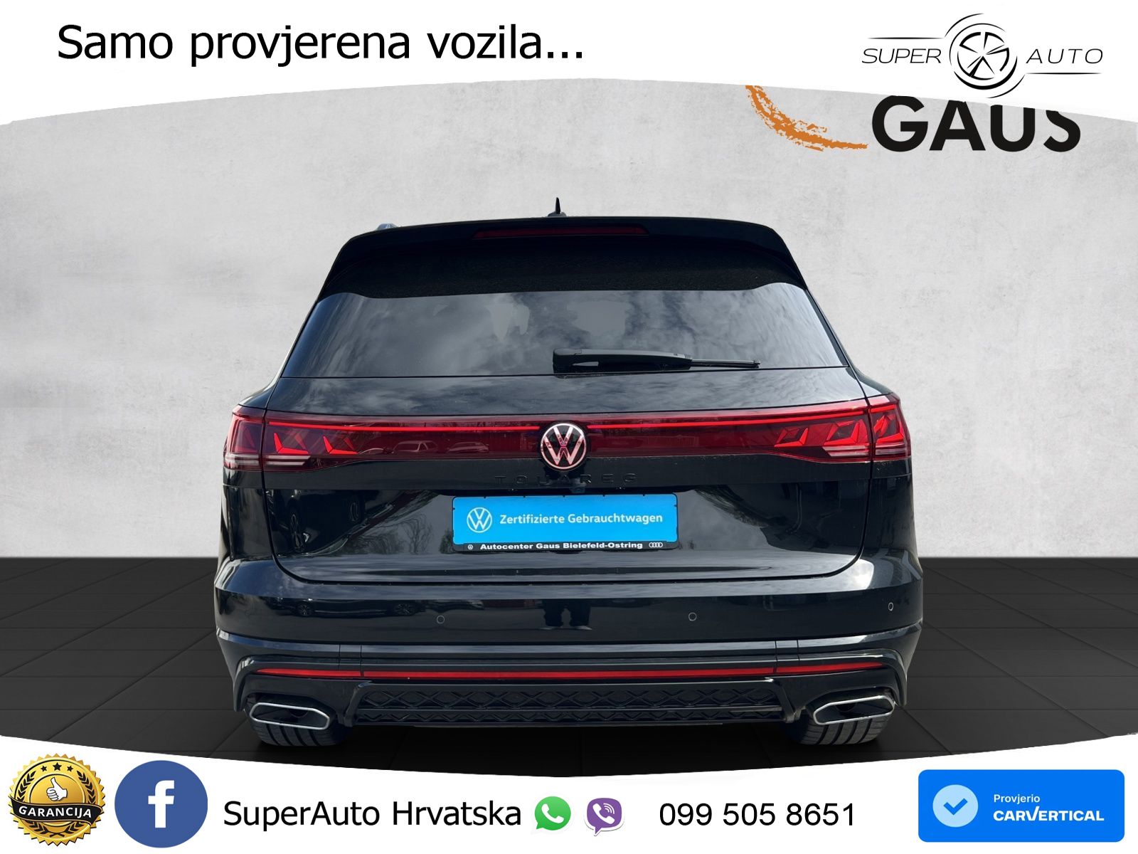 Volkswagen Touareg 3.0 V6 TDI (286 KS) 4MOTION Tiptronic ZRAČNI+ACC+GR SJED+KAM+PANO