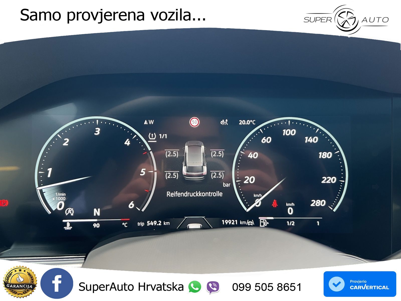 Volkswagen Touareg 3.0 V6 TDI (286 KS) 4MOTION Tiptronic ZRAČNI+ACC+GR SJED+KAM+PANO