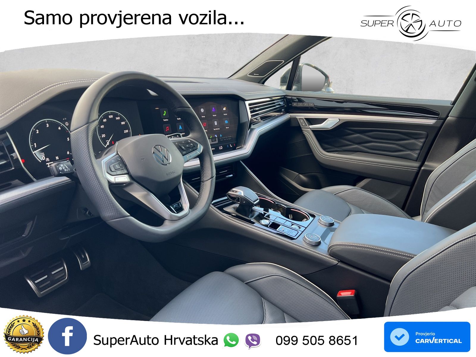 Volkswagen Touareg 3.0 V6 TDI (286 KS) 4MOTION Tiptronic ZRAČNI+ACC+GR SJED+KAM+PANO