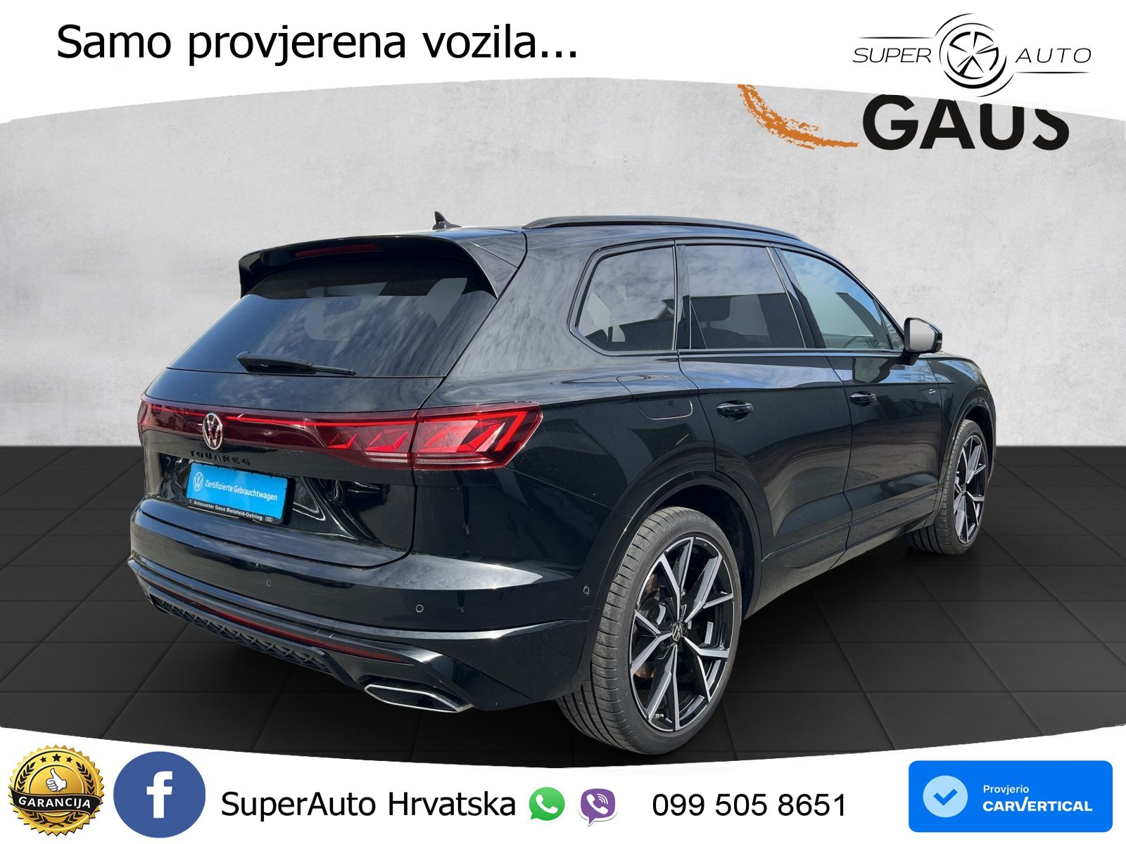 Volkswagen Touareg 3.0 V6 TDI (286 KS) 4MOTION Tiptronic ZRAČNI+ACC+GR SJED+KAM+PANO