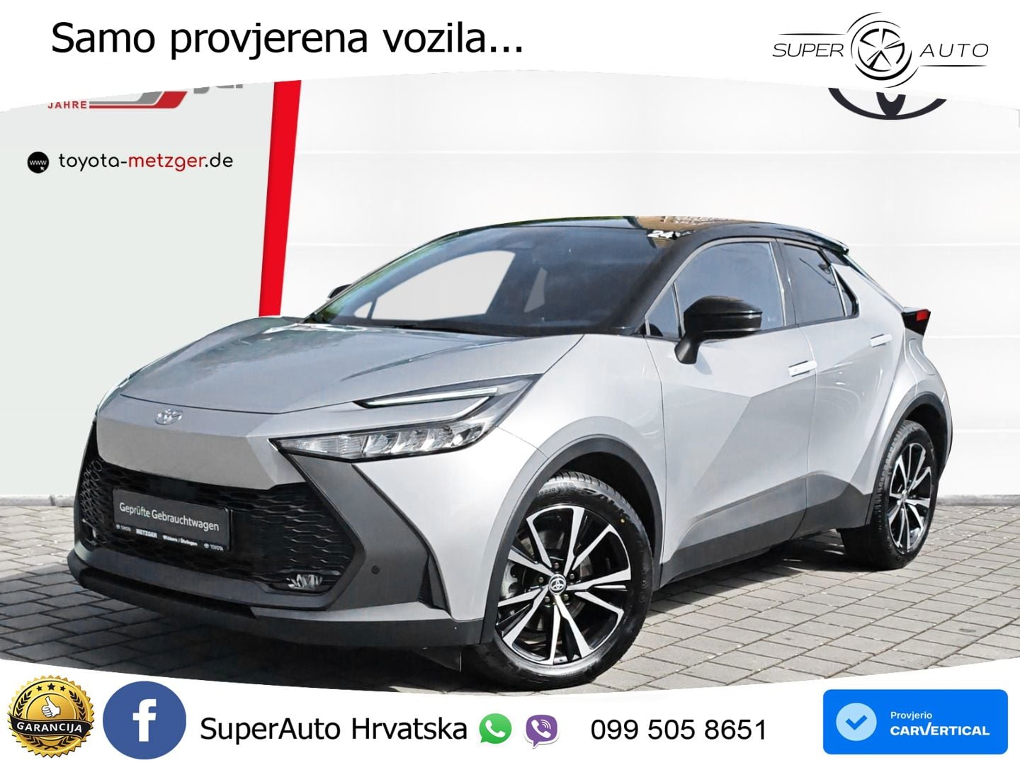 Toyota C-HR 2.0 (223 KS) PHEV e-CVT Teamplayer LED+GR SJED+ACC