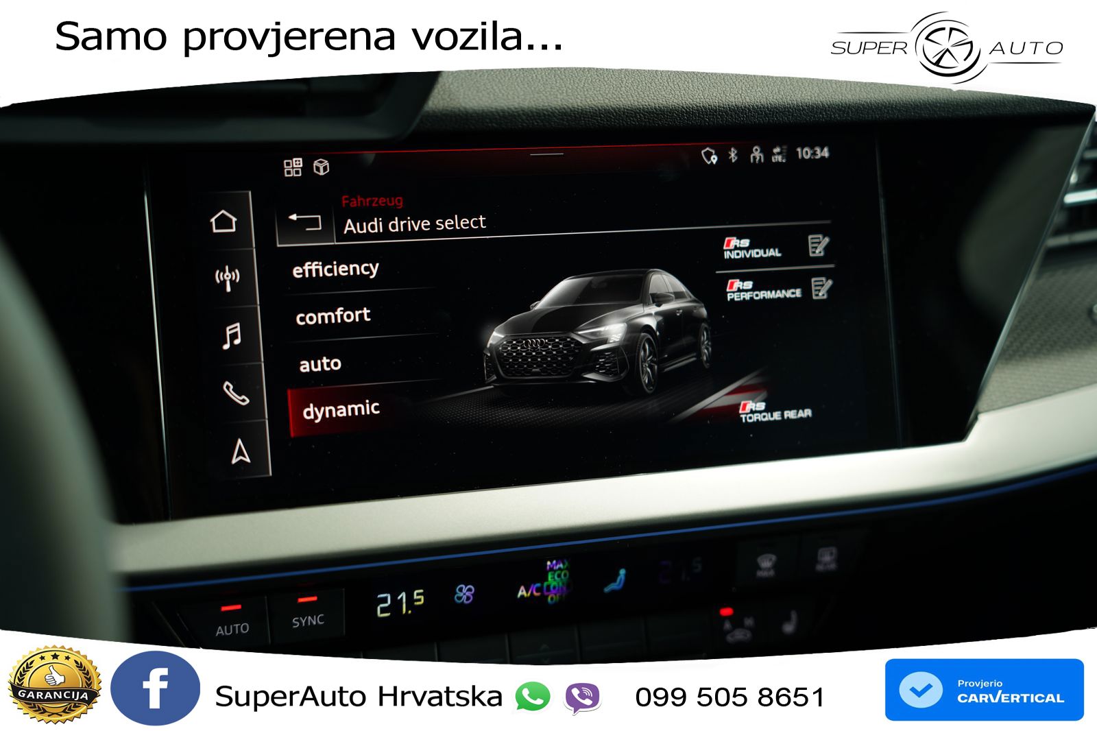 Audi RS3 Sedan 2.5 TFSI (400 KS) quattro S tronic