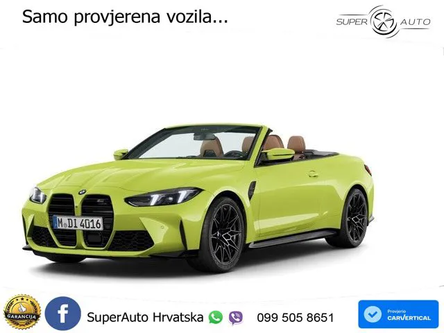 BMW M4 Convertible Competition 3.0 (530 KS) xDrive Steptronic LED+GR SJED+ACC