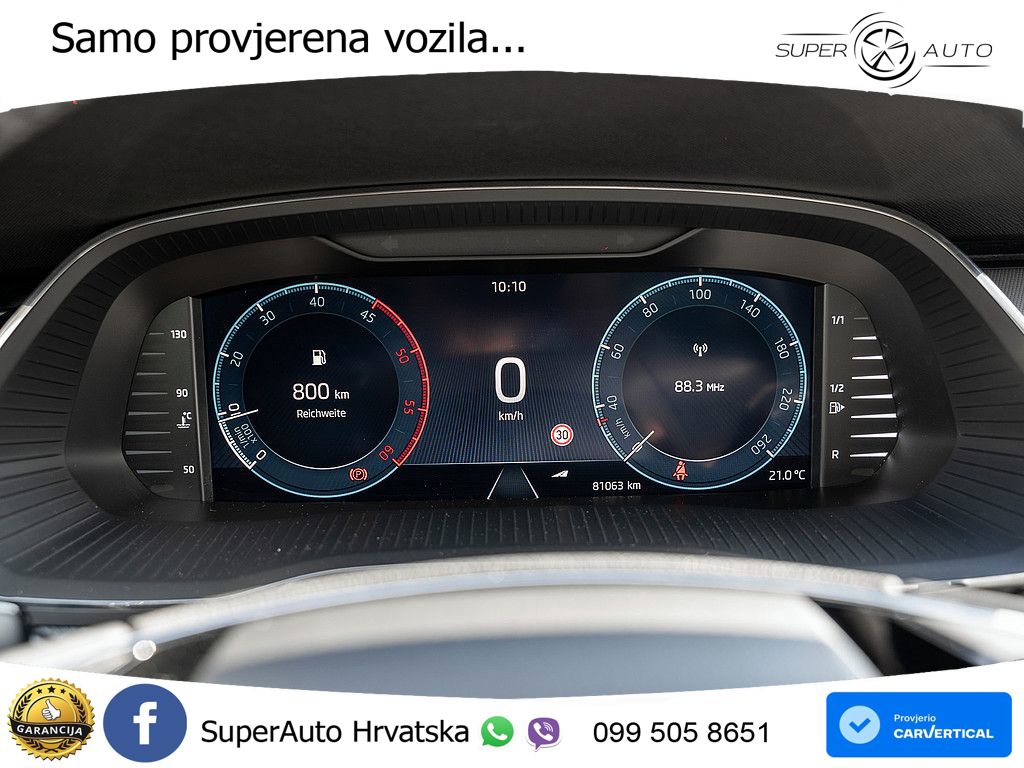 Škoda Octavia Combi 2.0 TDI (150 KS) LED+GR SJED+ACC