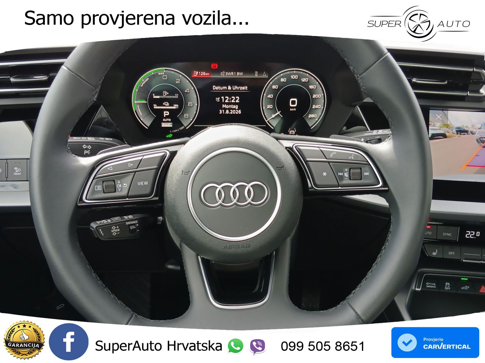 Audi A3 Sportback 40 TFSI e (204 KS) Plug-in Hybrid S tronic LED+GR SJED+ACC