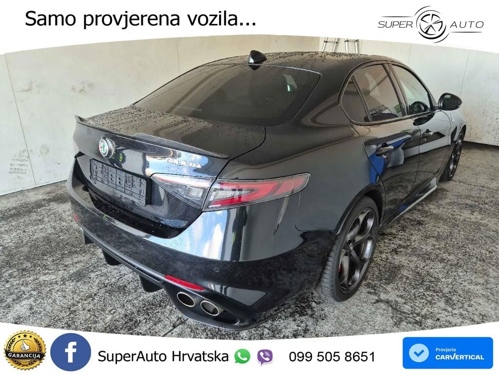 Alfa Romeo Giulia Quadrifoglio 2.9 V6 BiTurbo (510 KS) Automatic