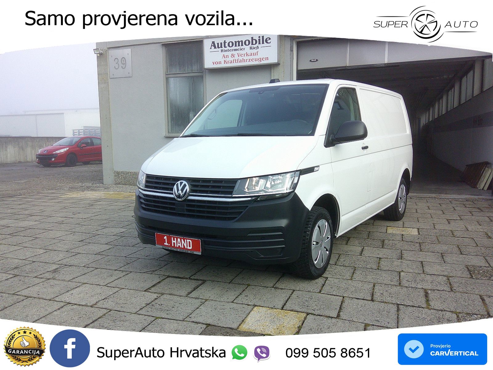 Volkswagen T6.1 Transporter Kasten Klima/SHZ/Scheckheft 150 KS