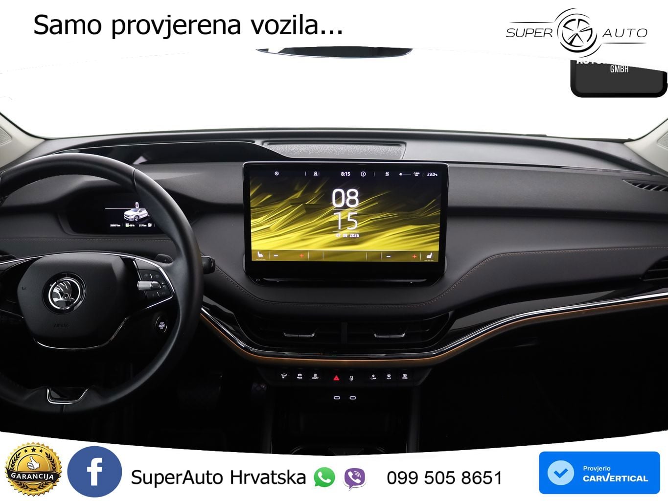 Škoda Enyaq iV 80 82 kWh (204 KS) SportLine LED+GR SJED+ACC