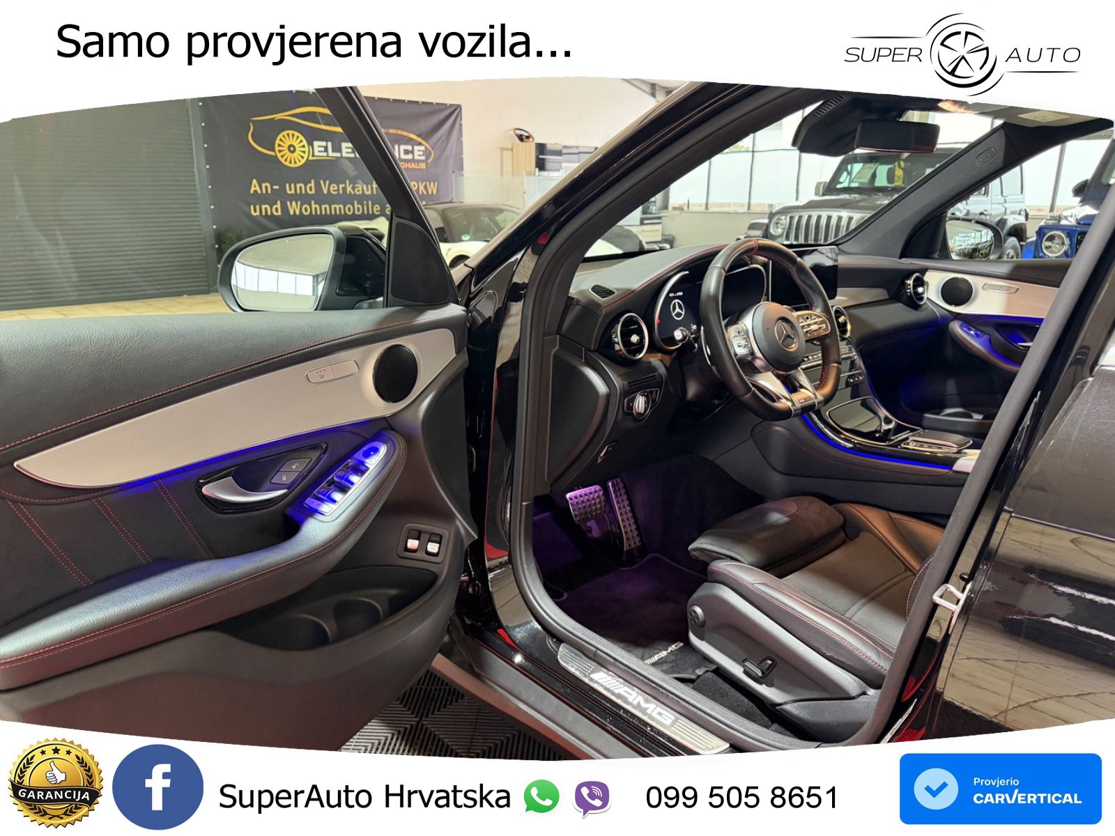 Mercedes AMG GLC 43 V6 (390 KS) 4MATIC TCT LED+GR SJED+ACC