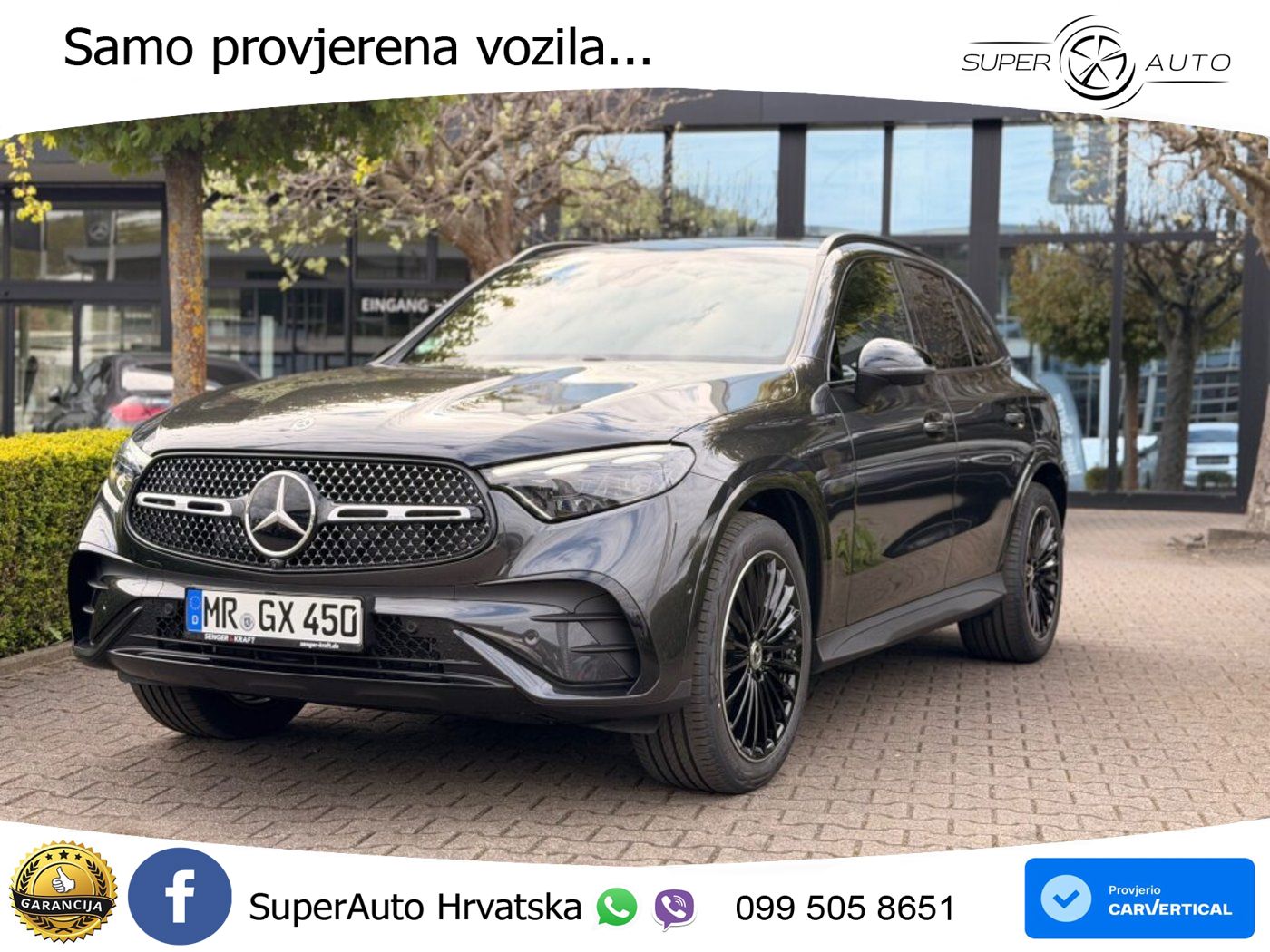 Mercedes GLC 450d (367 KS) 4MATIC 9G-TRONIC ZRAČNI+ACC+GR SJED+360+PANO