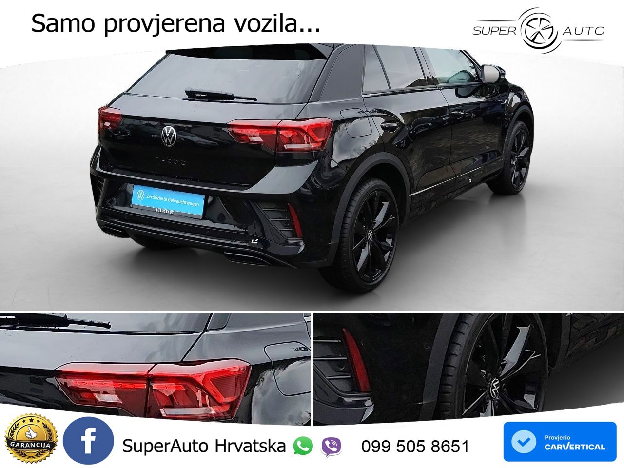 Volkswagen T-Roc 1.5 TSI (150 KS) DSG R-Line LED+GR SJED+ACC