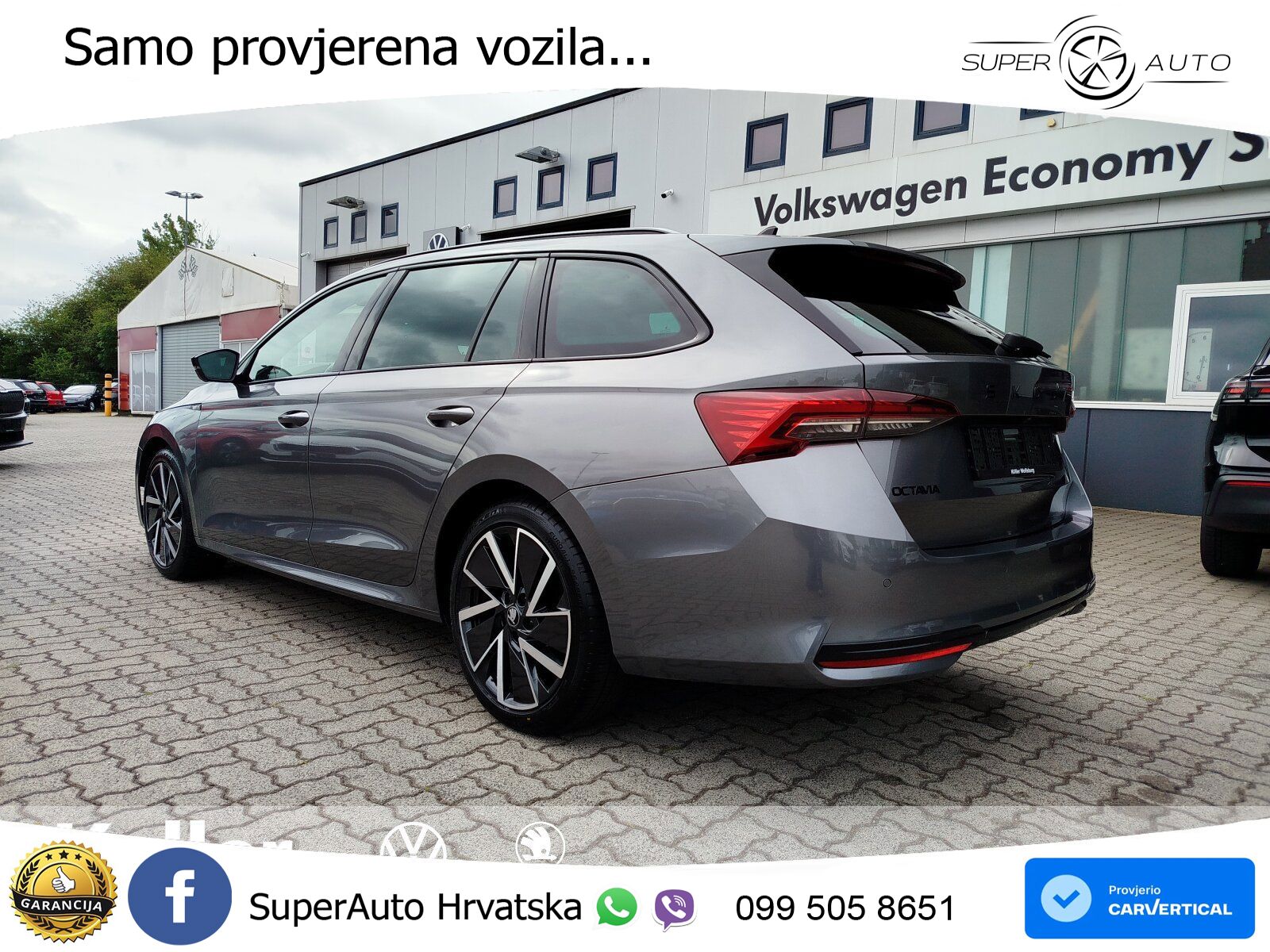 Škoda Octavia Combi 2.0 TDI (150 KS) DSG SportLine LED+GR SJED+ACC