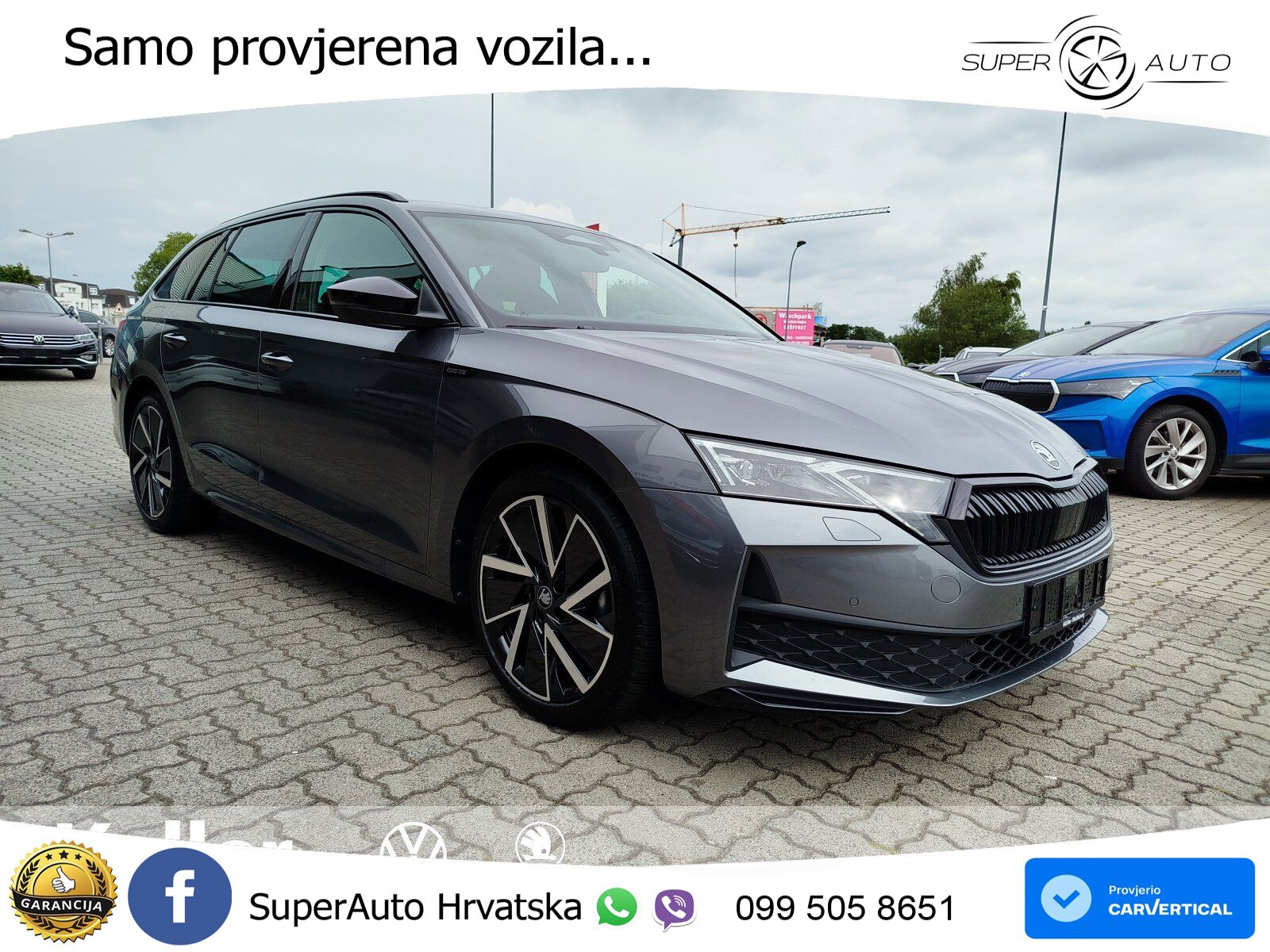 Škoda Octavia Combi 2.0 TDI (150 KS) DSG SportLine LED+GR SJED+ACC