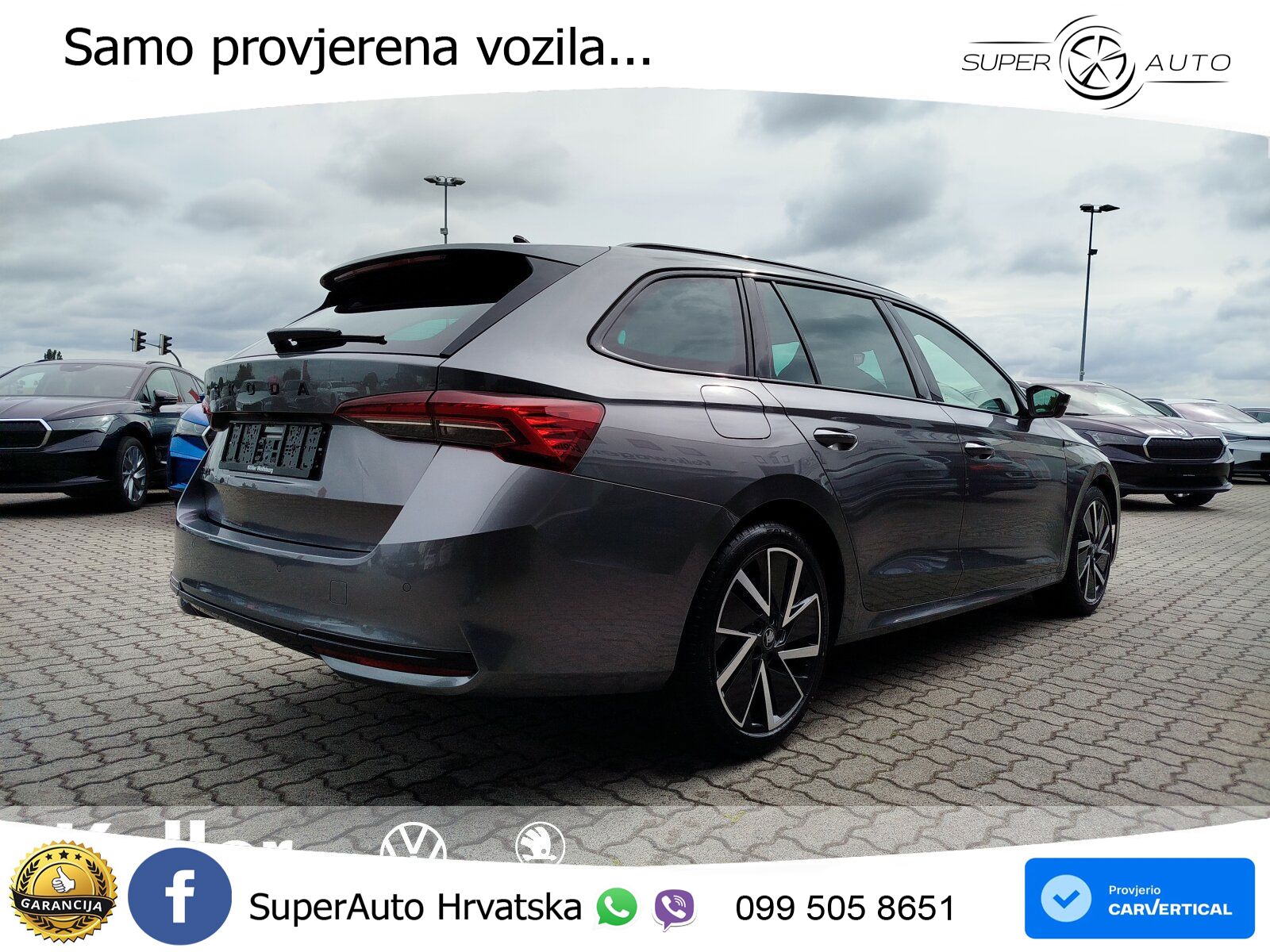 Škoda Octavia Combi 2.0 TDI (150 KS) DSG SportLine LED+GR SJED+ACC