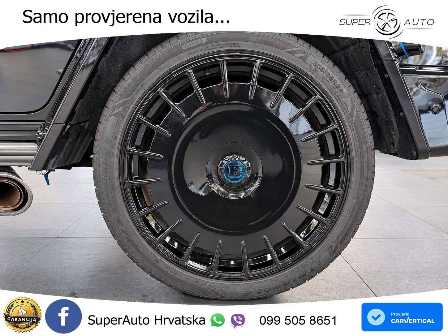 Mercedes AMG G 63 Long V8 (585 KS) 4MATIC 9G-TRONIC AMG SPEEDSHIFT TCT Brabus ZRAČNI+ACC+4xGR SJED+360