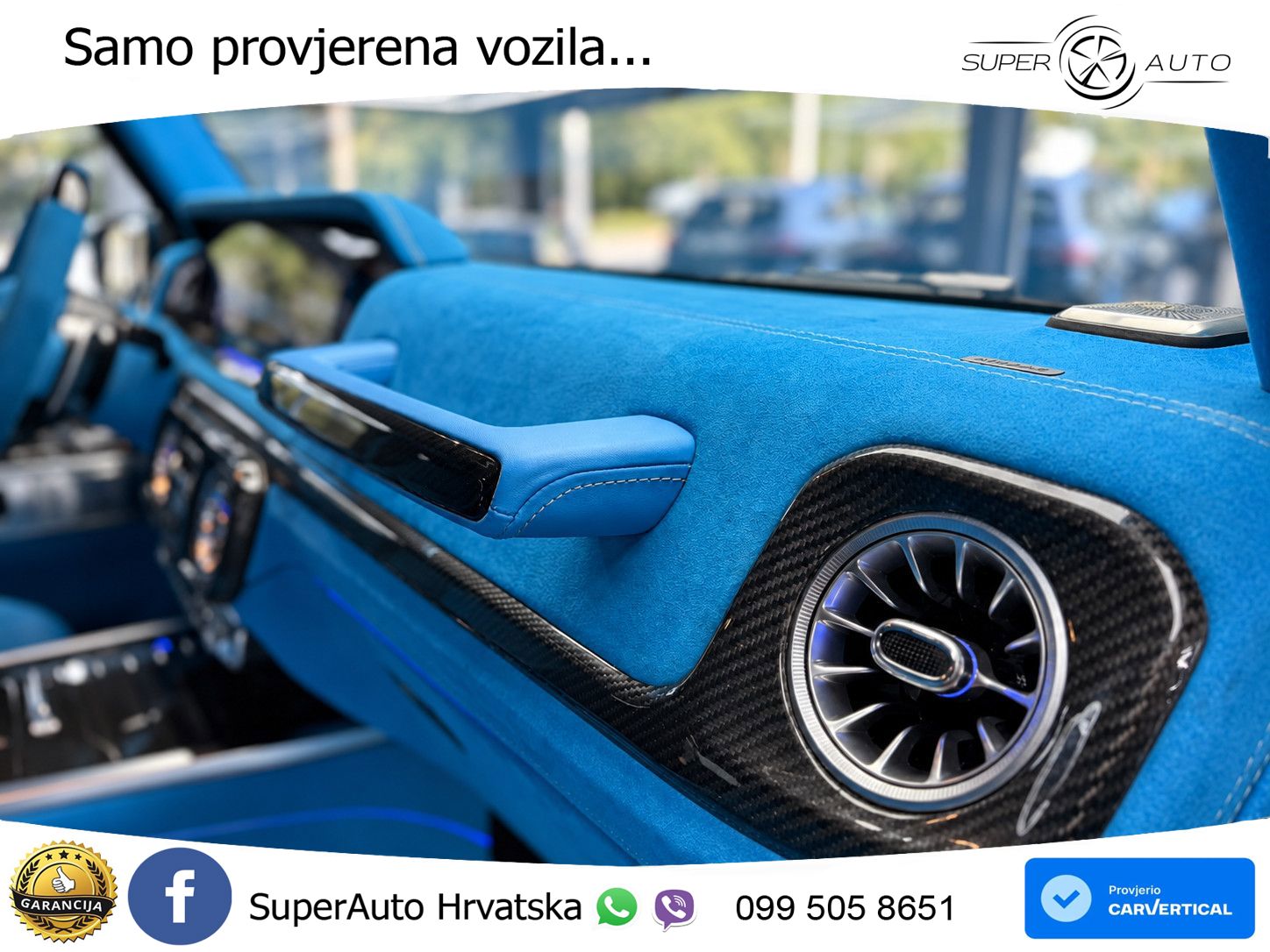 Mercedes AMG G 63 Long V8 (585 KS) 4MATIC 9G-TRONIC AMG SPEEDSHIFT TCT Brabus ZRAČNI+ACC+4xGR SJED+360