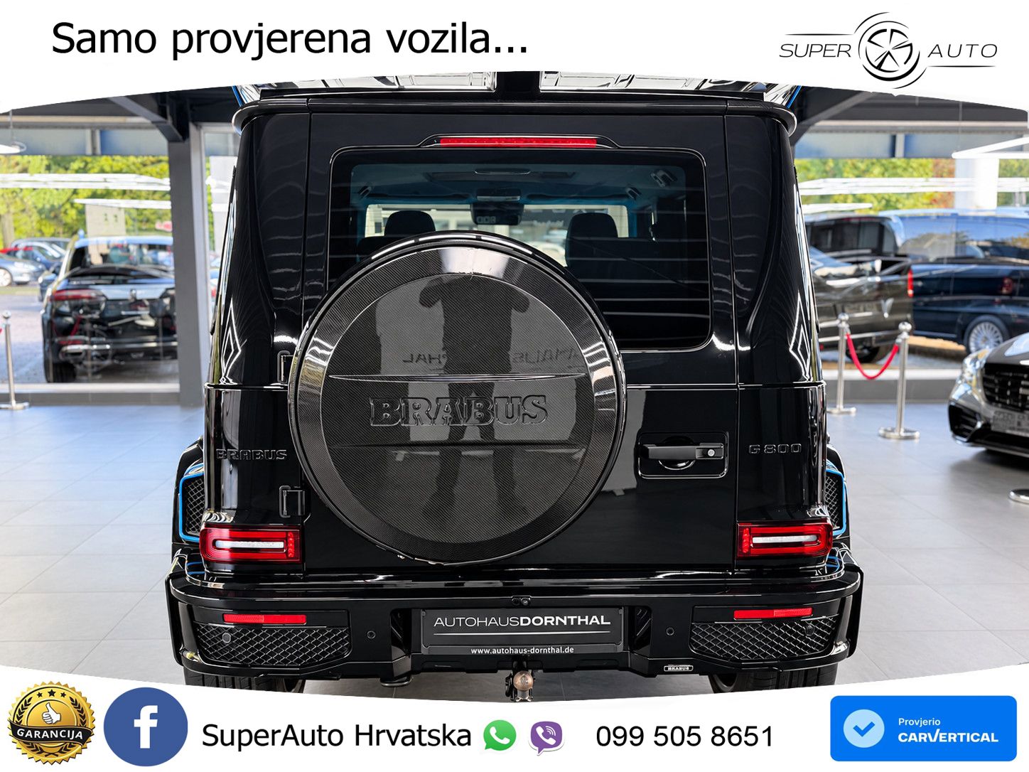 Mercedes AMG G 63 Long V8 (585 KS) 4MATIC 9G-TRONIC AMG SPEEDSHIFT TCT Brabus ZRAČNI+ACC+4xGR SJED+360