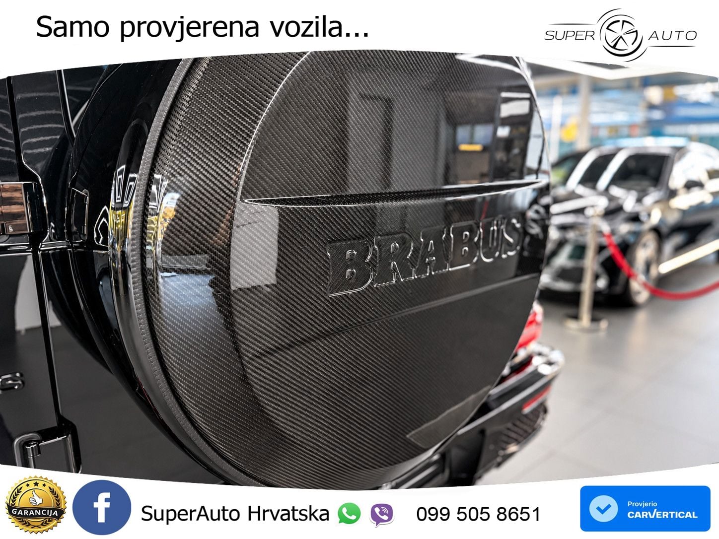 Mercedes AMG G 63 Long V8 (585 KS) 4MATIC 9G-TRONIC AMG SPEEDSHIFT TCT Brabus ZRAČNI+ACC+4xGR SJED+360